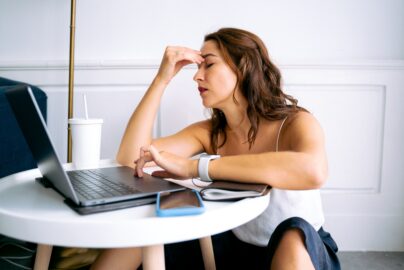 stressed woman